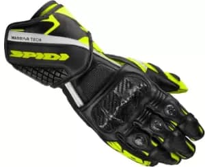 Spidi Carbo 5 Black Fluo Yellow Gloves 2XL