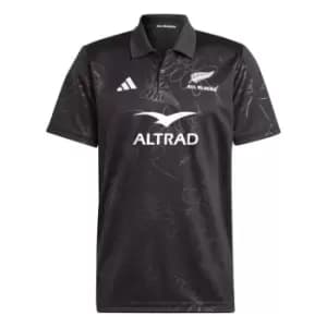adidas All Blacks Supporters Polo Shirt 2023 Adults - Black