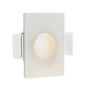 Naia Integrated LED Wall White Plaster 1 Light IP20