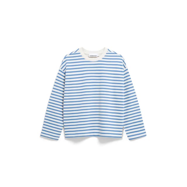 ARMEDANGELS Striped womens sweatshirt ARMEDANGELS Maarlen Noir Female S