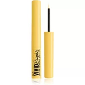 NYX Professional Makeup Vivid Brights liquid eyeliner shade 03 Had Me At Yellow 2 ml