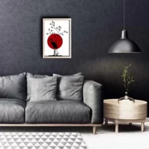 KCT-006 Multicolor Decorative Framed MDF Painting