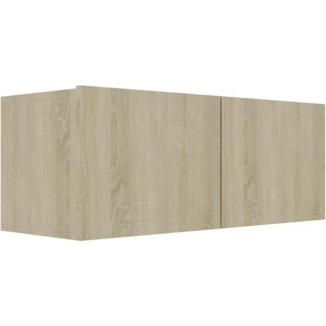 VIDAXL TV Cabinet Sonoma Oak 80x30x30cm Engineered Wood Vidaxl 801475