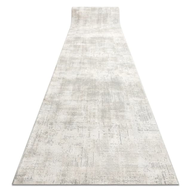 RugsX Modern Tuls Runner in Grey Size: 100cm x 110cm Grey Unisex 100cm x 110 cm