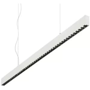 Ideal Lux LED Decorative Linear Straight Bar Pendant White, 3000K