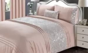 Charleston Embellished Duvet Set, Cushion, Grey