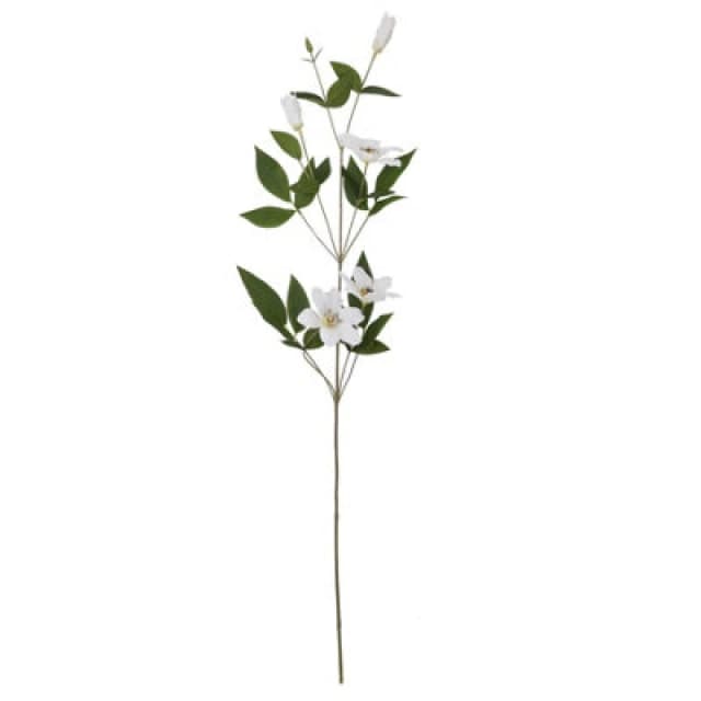 Hill Interiors Florida Clematis Artificial Flower White/green (One Size)