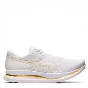 Asics Glideride Mens Running Shoes - White/Gold