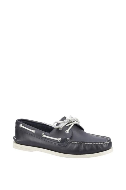 Sperry Men Authentic 2 Eye Boat Shoe in Navy Size: 10.5 Navy 10.5 Male 627756016286
