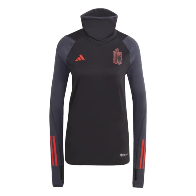 adidas Belgium Tiro 23 Warm Top Womens Black female 6 (XXS)