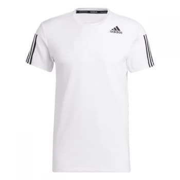 adidas Primeblue AEROREADY 3-Stripes Slim T-Shirt Mens - White / Black