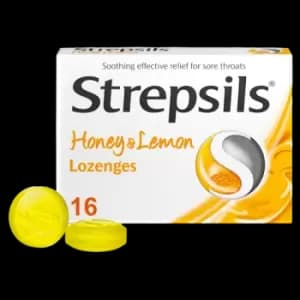 Strepsils Honey & Lemon Lozenges 16 Lozenges