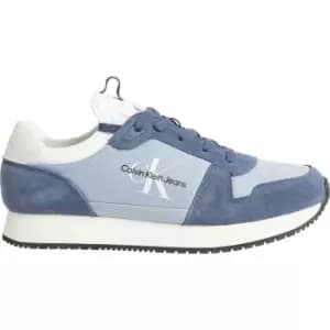 Calvin Klein Jeans Runner Sock Laceup Ny-Lth - Blue