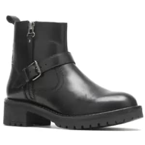 Hush Puppies Womens Anna Zip Up Warm Lined Leather Boots UK Size 3 (EU 36)