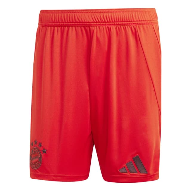 adidas Bayern Munich Home Shorts 2024 2025 Adults - Red Red S