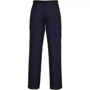 Portwest 2885 - Navy Preston Mens Work Trousers with Side Pockets sz 28" Regular - Navy