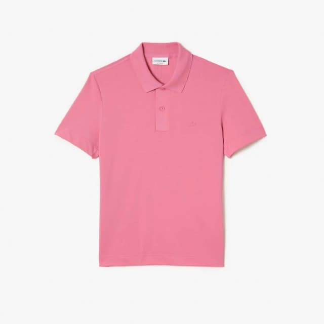 Lacoste Regular Fit Movement Piqu Polo Shirt - Pink Pink XS