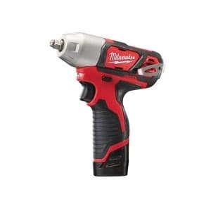 Milwaukee Power Tools M12 BIW38-0 Sub Compact 3/8in Impact Wrench 12V Bare Unit