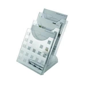 Helit Desktop 3 Pocket Literature Holder A4 H61027