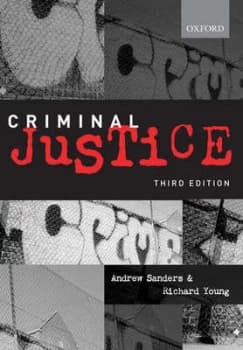 Criminal Justice by Andrew Sanders Paperback