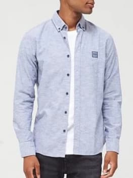 Hugo Boss Mabsoot 1 Oxford Shirt Navy Size L Men