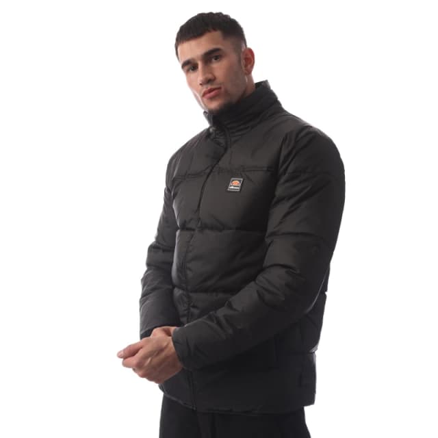 Ellesse Black Badge Puffer Jacket Black male S