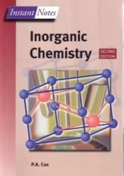 Inorganic Chemistry by Tony Cox Paperback
