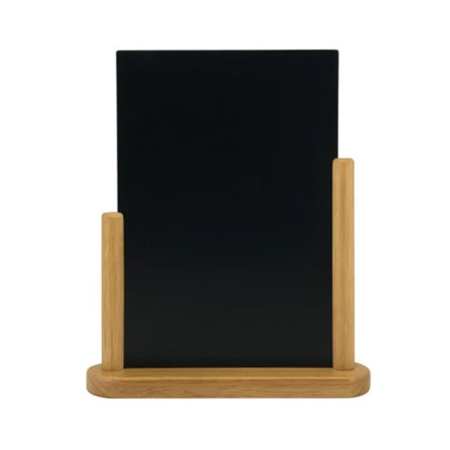 Deflecto Deflecto Double Sided Large Countertop Chalkboard Information Display Teak TCB-LG-TE TCB-LG-TE