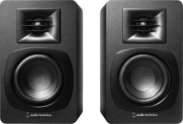 Audio Technica Bookshelf Speakers Bluetooth Speaker - Black