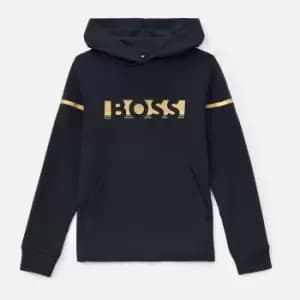 Hugo Boss Boys' Hooded Sweatshirt - Navy - 10 Years