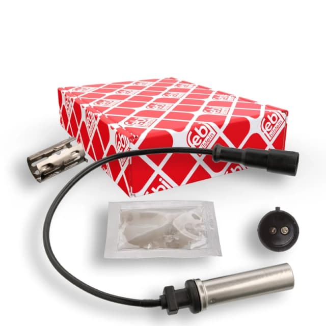 KNORR-BREMSE 0486001092K50 ABS Sensor Rear Axle, with grease Sensor,wheel speed (412)