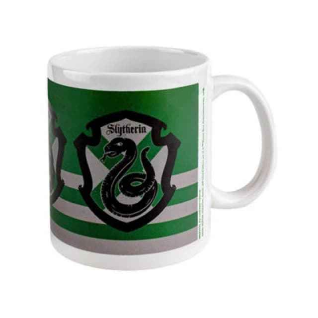 Harry Potter Slytherin Stripe Mug Bright Green unisex