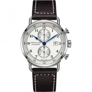 Mens Hamilton Khaki Navy Pioneer Automatic Chronograph Watch
