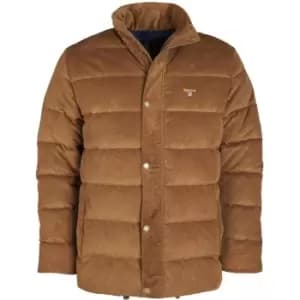 Barbour Crested Cord Baffle Quilted Jacket - Brown