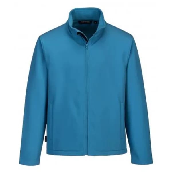 Portwest Mens Print and Promo Softshell Jacket TK20AQRM Colour: Aqua