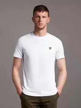 Lyle & Scott Plain T-Shirt - White Size M Men