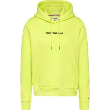Tommy Jeans Linear Logo Hoodie - Neo Lime