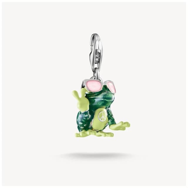 Thomas Sabo 2215-691-7 Silver Frog Charm Pendant - Charm Jewellery