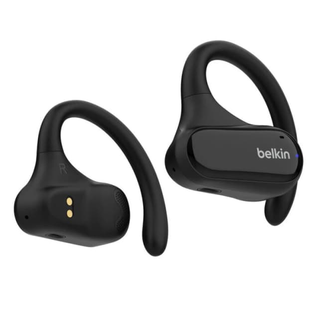 Belkin SoundForm ClearFit Headset True Wireless Stereo (TWS) Ear-hook Calls/Music/Sport/Everyday Bluetooth Black AUC013CTBK