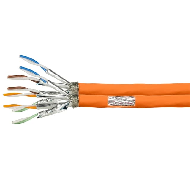 LogiLink CPV0063 networking cable Orange 100 m Cat7 S/FTP (S-STP)