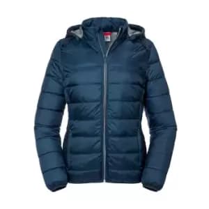 Russell Womens/Ladies Ladies Hooded Nano Jacket (L) (French Navy)