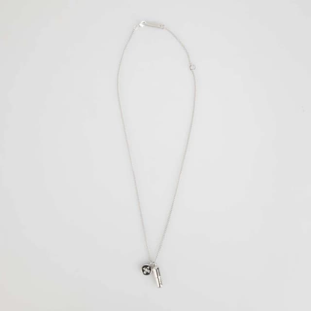 Ambush Ambush Pill Charm Necklace - Silver One Size Male