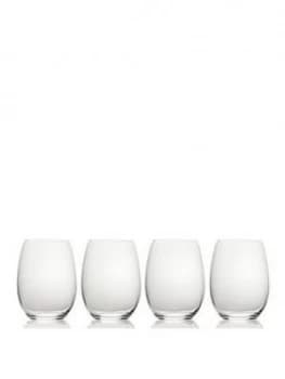 Mikasa Julie Stemless Wine Glasses ; Set Of 4