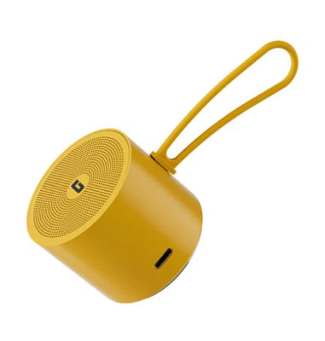 Geepas 15W Bluetooth Speaker With 5H Playtime Ipx7 Waterproof Bt 5.4 Type-C, Yellow