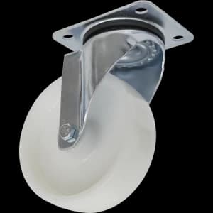 Sealey Swivel Plate Castor White Polyamide 125mm