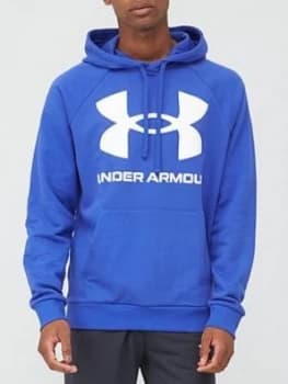 Urban Armor Gear Rival Fleece Big Logo Hoodie - Blue/White