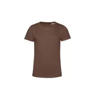 B&C Womens/Ladies E150 Organic Short-Sleeved T-Shirt (M) (Coffee)