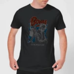 David Bowie 72 Tour Mens T-Shirt - Black