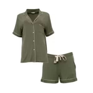 Cyberjammies Savannah Knit Pyjama Set - Green