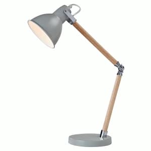 Village At Home Drake Table Lamp - Grey